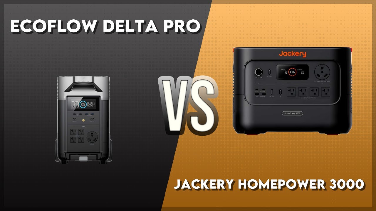 EcoFlow Delta Pro vs Jackery Homepower 3000 Technical Comparison