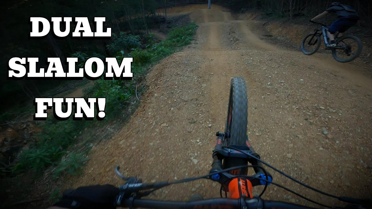 DUAL SLALOM | Mogo Skills Track/Run | 4k GoPro POV