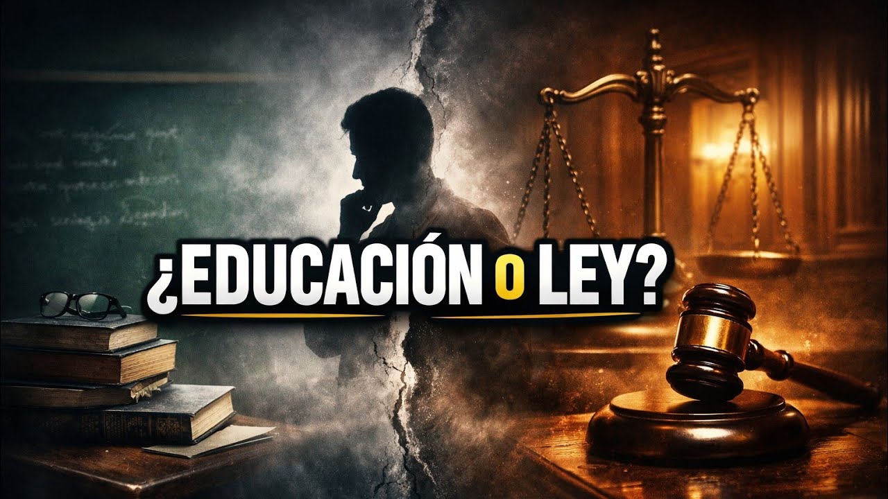 ¿Educación o Ley  Descubre el Debate que Nos Divide 📚⚖️