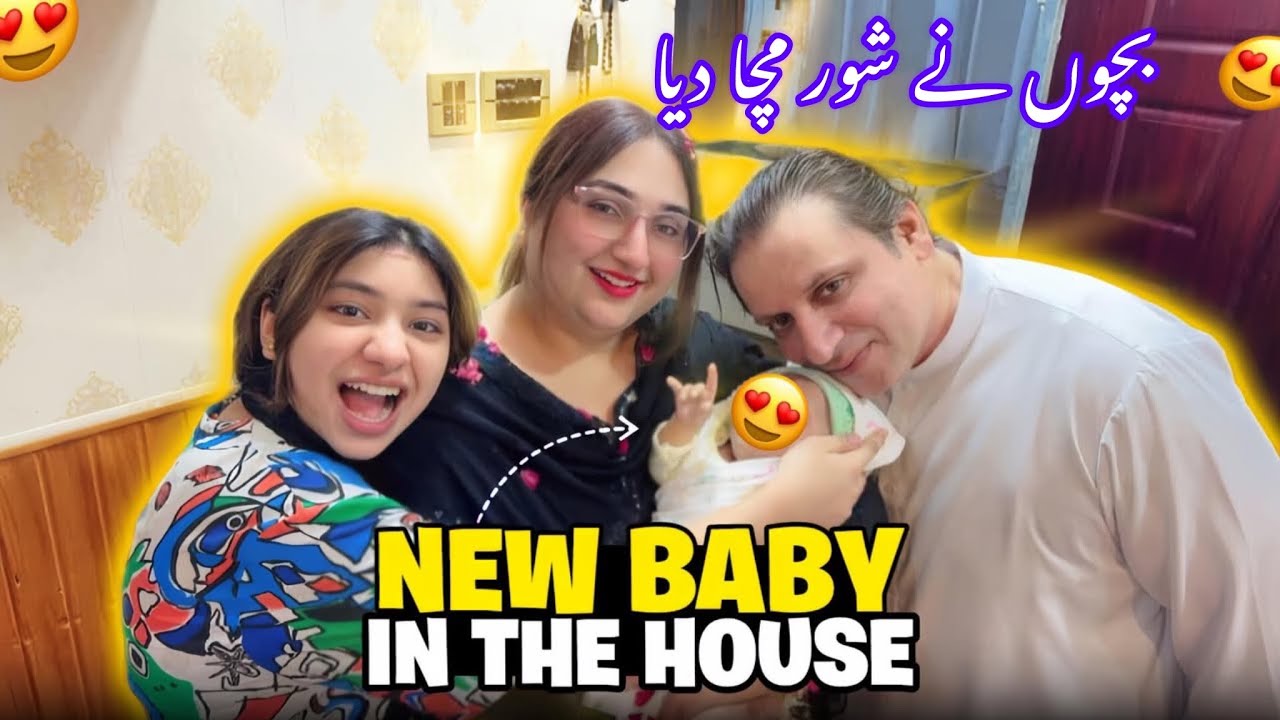 New Baby in the House | Cute Baby Reactions & Family Vlog 2025”