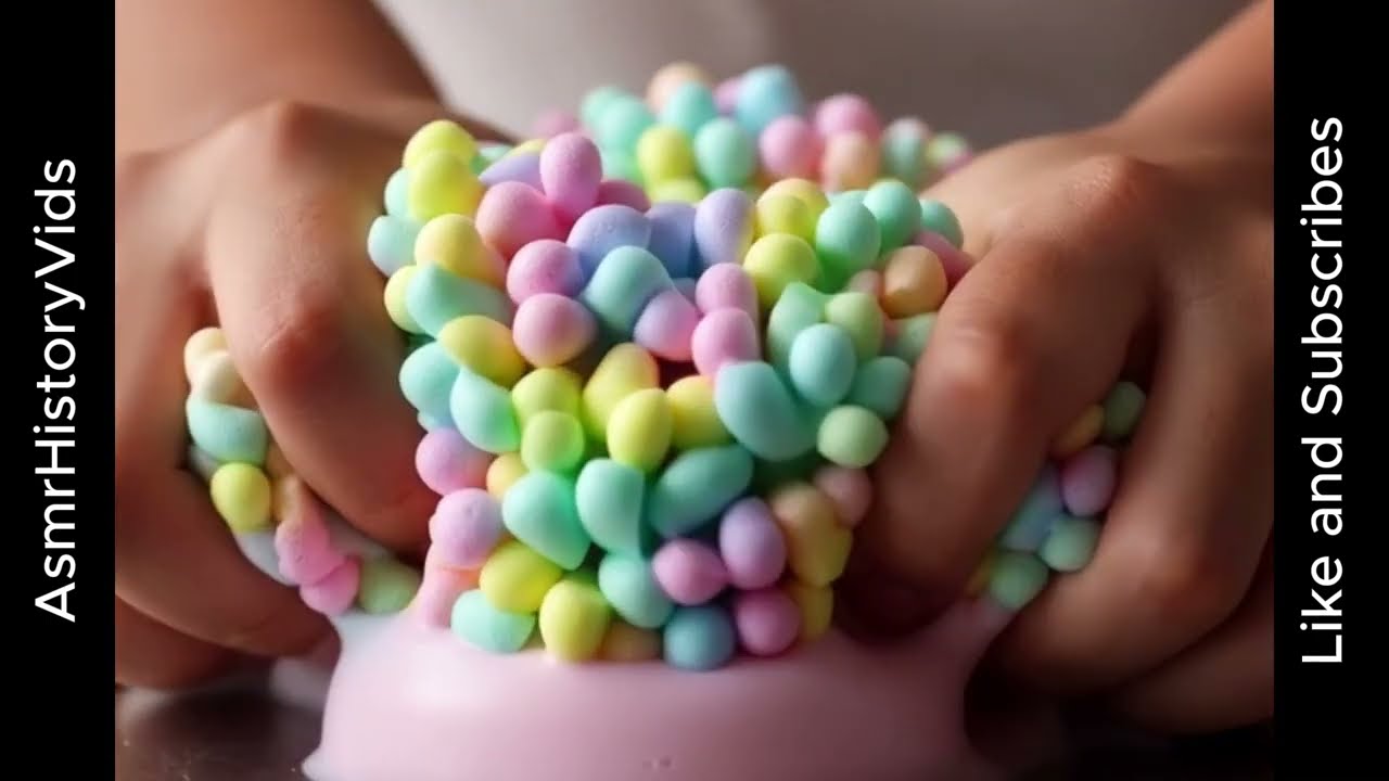 AI-Generated ASMR Slime & Foam Compilation | Relaxing Long-Form | No Music