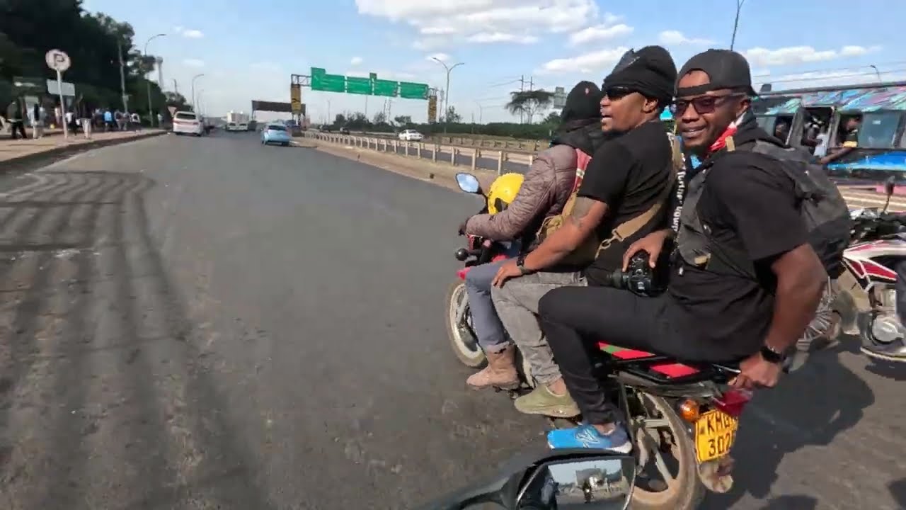 Heading home  with bros after maandamano