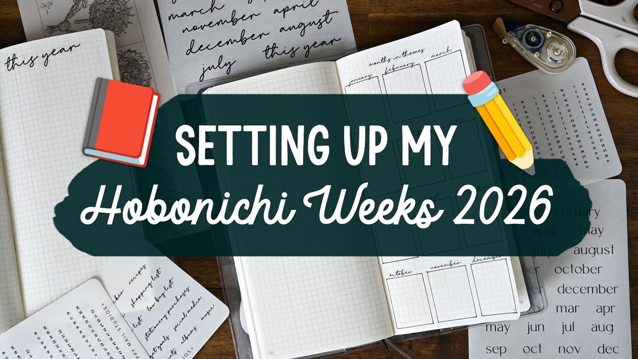 Планер Hobonichi Weeks на 2026 год | Макеты и оформление | Гибридный Bullet Journal