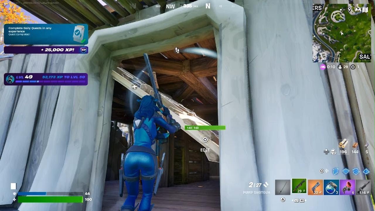 Fortnite brother 1st day back playing season 1 new account