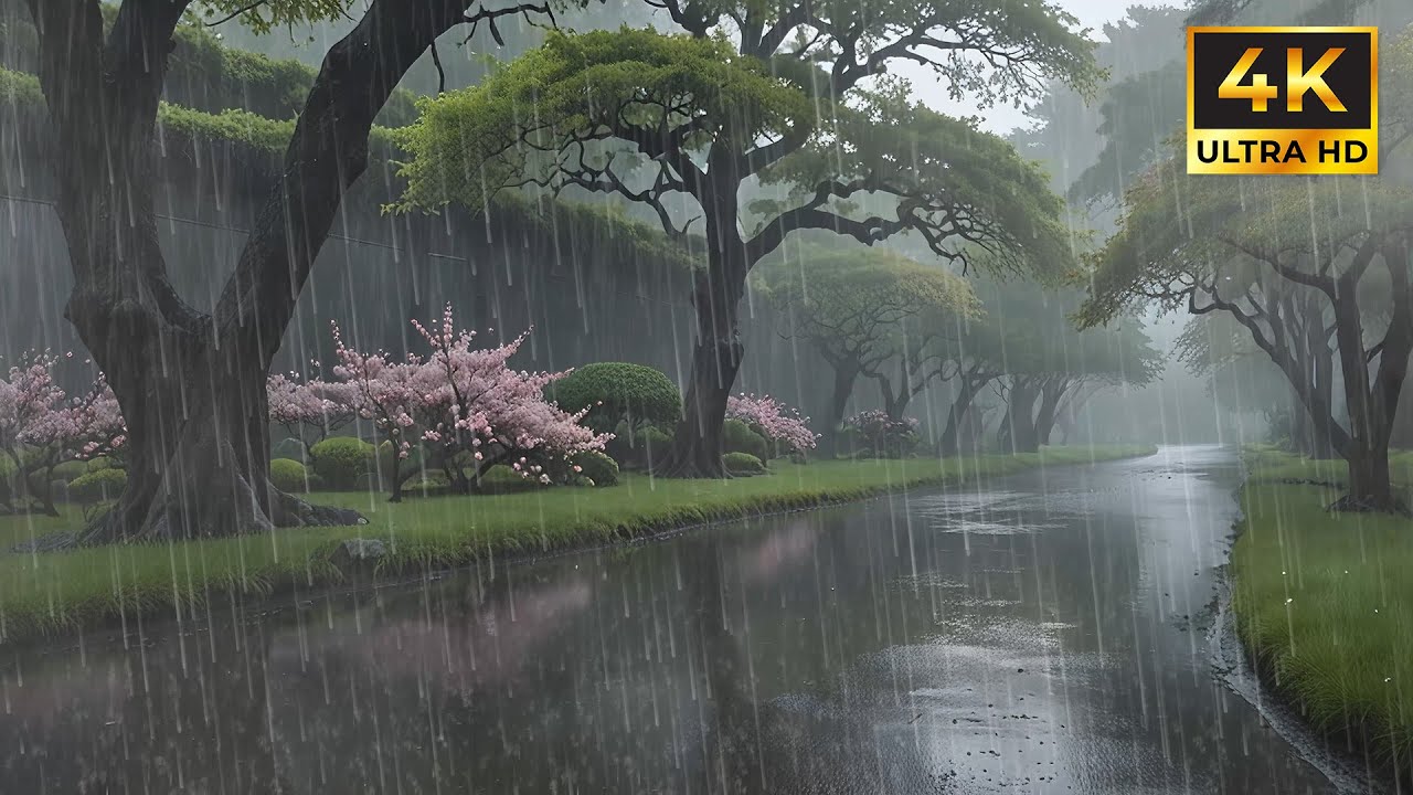 Soothing Rainfall Sounds for Deep Sleep to Fall Asleep Fast and Beat Insomnia Gently