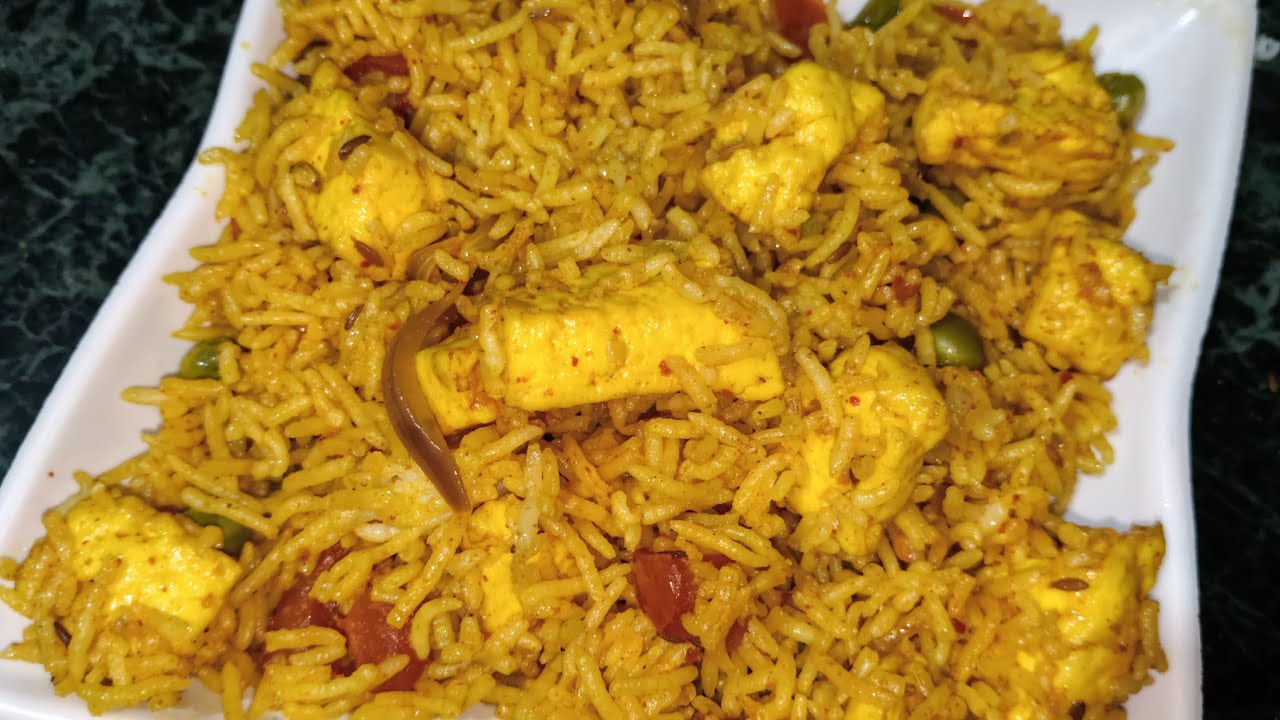 Tasty Matar Paneer Pulao recipe🙏🙏♥️♥️
