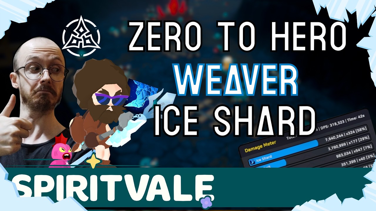 WEAVER ICE SHARD AUTO ATTACK DO ZERO AO ENDGAME -  MELHOR BUILD DO JOGO 300K DPS E SOLO BOSSES