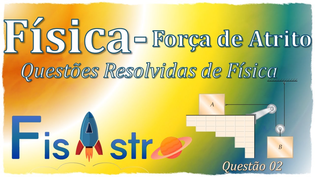 Questão de Física - Força de Atrito (Na figura, os fios e as polias são ideais e não há atrito  ...)