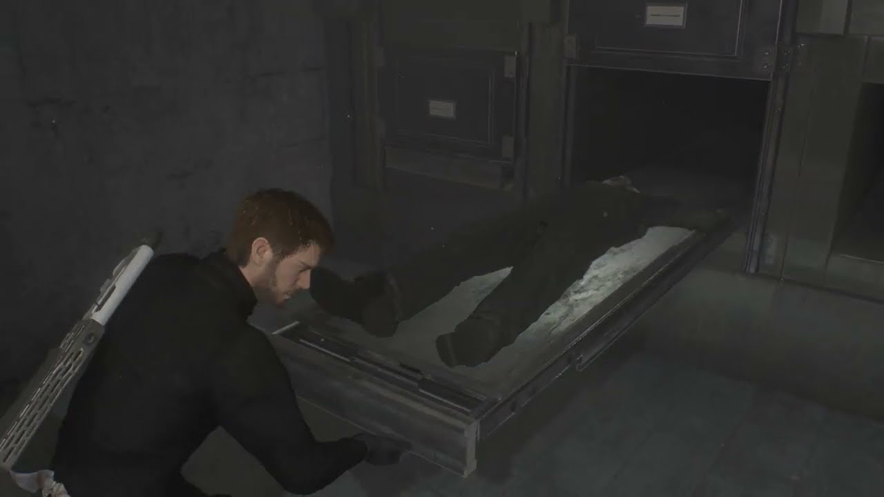Resident Evil 2 Remake Подземный Гараж Крис Редфилд Кабан Сломал Лестницу #26