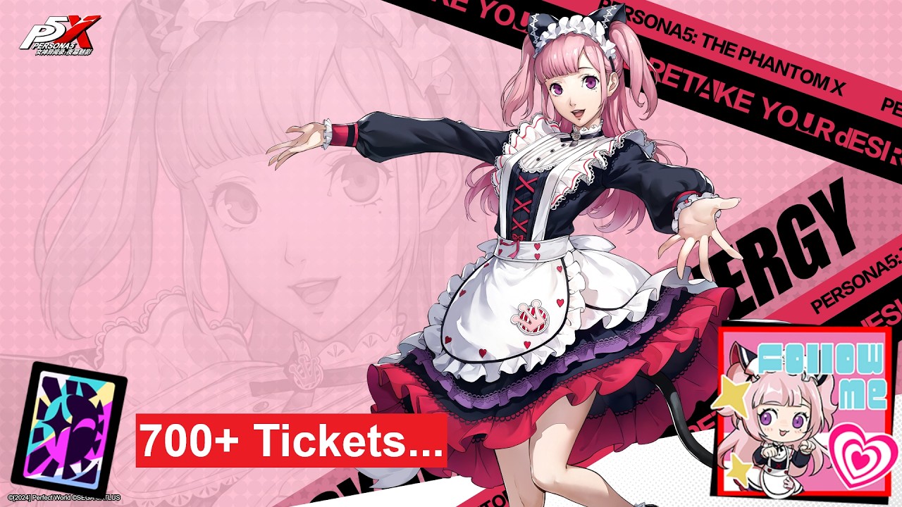 Spending 700+ Tickets for A6R6 Pinky - Persona 5: The Phantom X