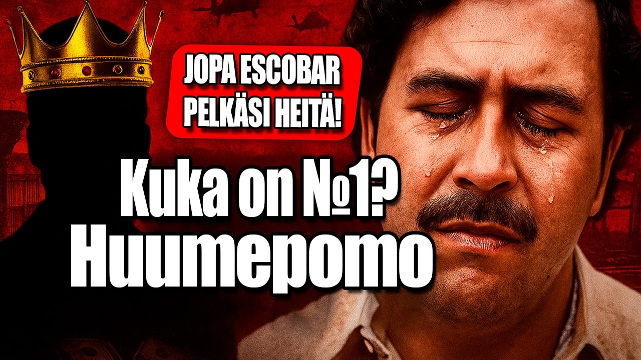JOPA ESCOBAR PELKÄSI HEITÄ! Kuka todella oli №1 ja valloitti kokaiinin maailman!