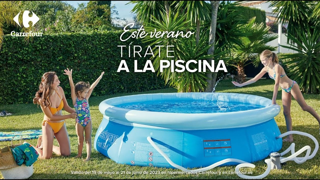 Este verano... tírate a la piscina con Carrefour