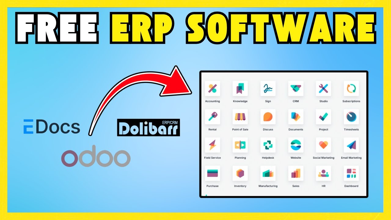 The Best Free  ERP  Software - Run Your Whole Business On This!