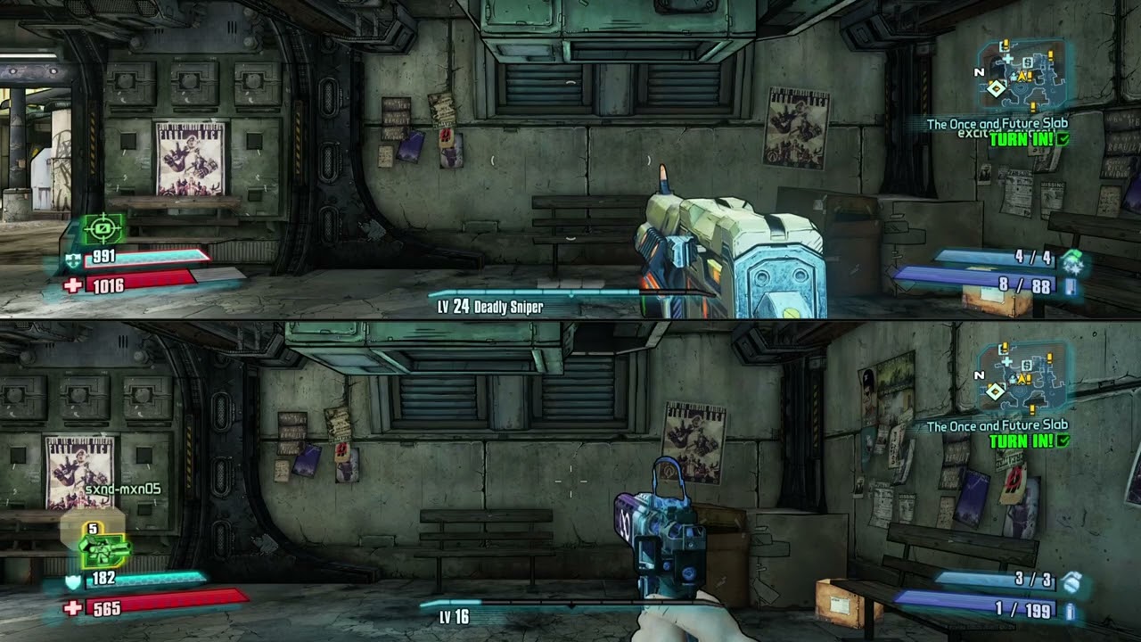 No mic /BORDERLANDS 2 w my partner part 2 (Part 4/15)