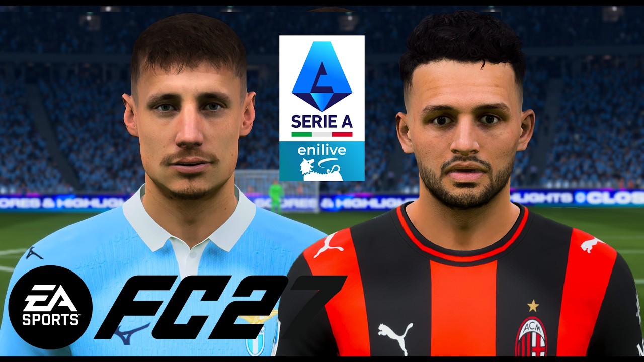 FC 27 &mdash; Лацио против Милана | Серия А Enilive 26/27, 4-й тур | Полный матч