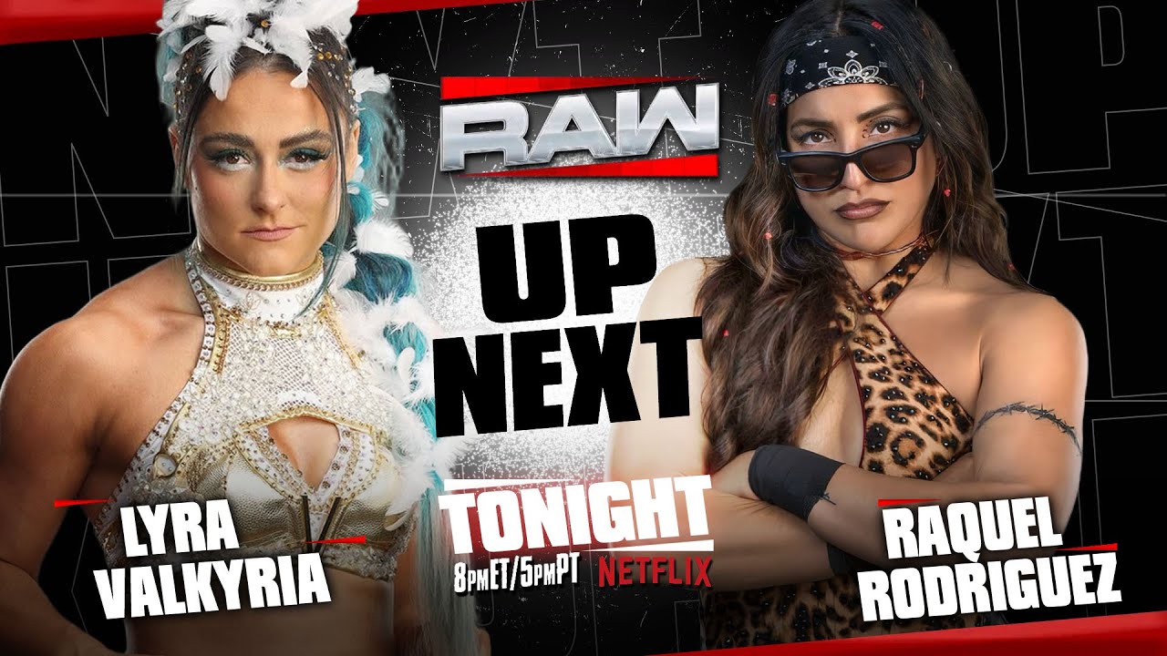WWE RAW: Lyra Valkyria Vs Raquel Rodriguez #WWERAW #WWE2K25