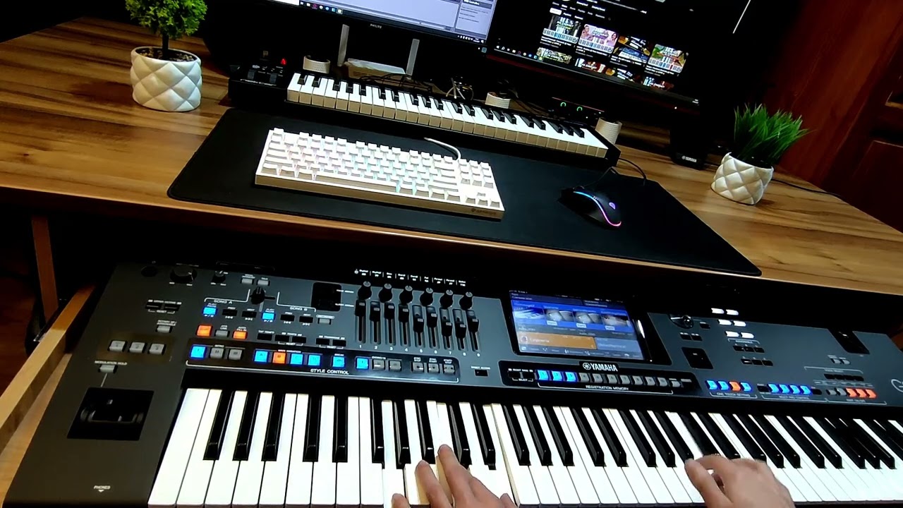 Cyganeria (Czerwone wino) 🎵🔥 YAMAHA GENOS 🎵🔥