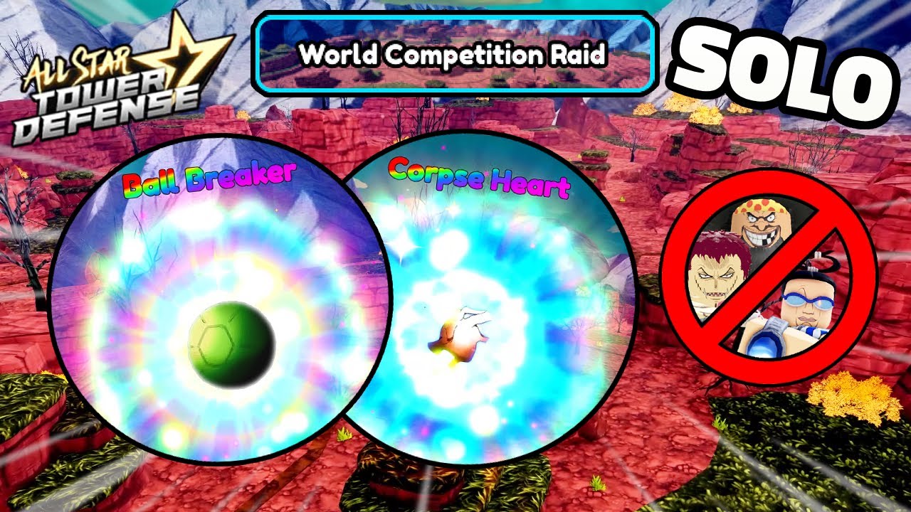 Solo World Competition Raid | Solo Gameplay | All Star Tower Defense Roblox