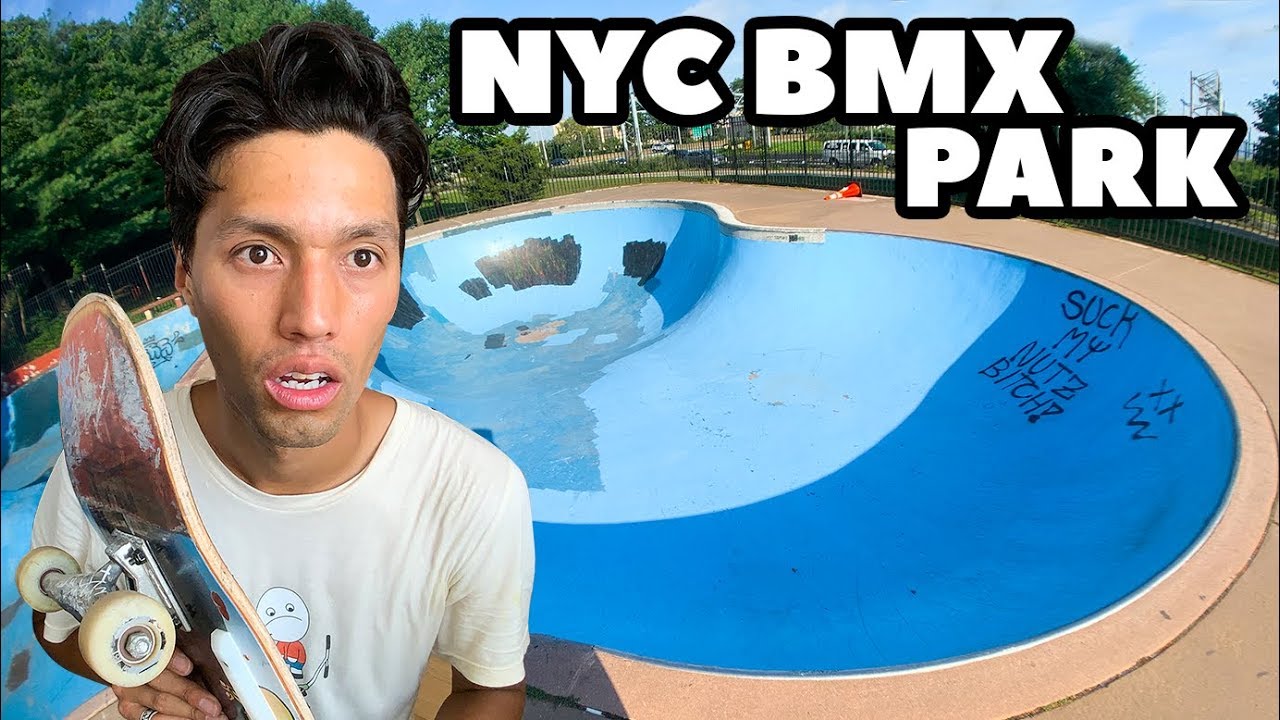Огромный скейт-парк BMX в Нью-Йорке ужасает