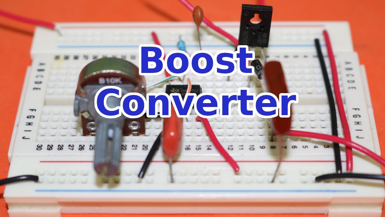 Boost Converter DC to DC with 555 Timer