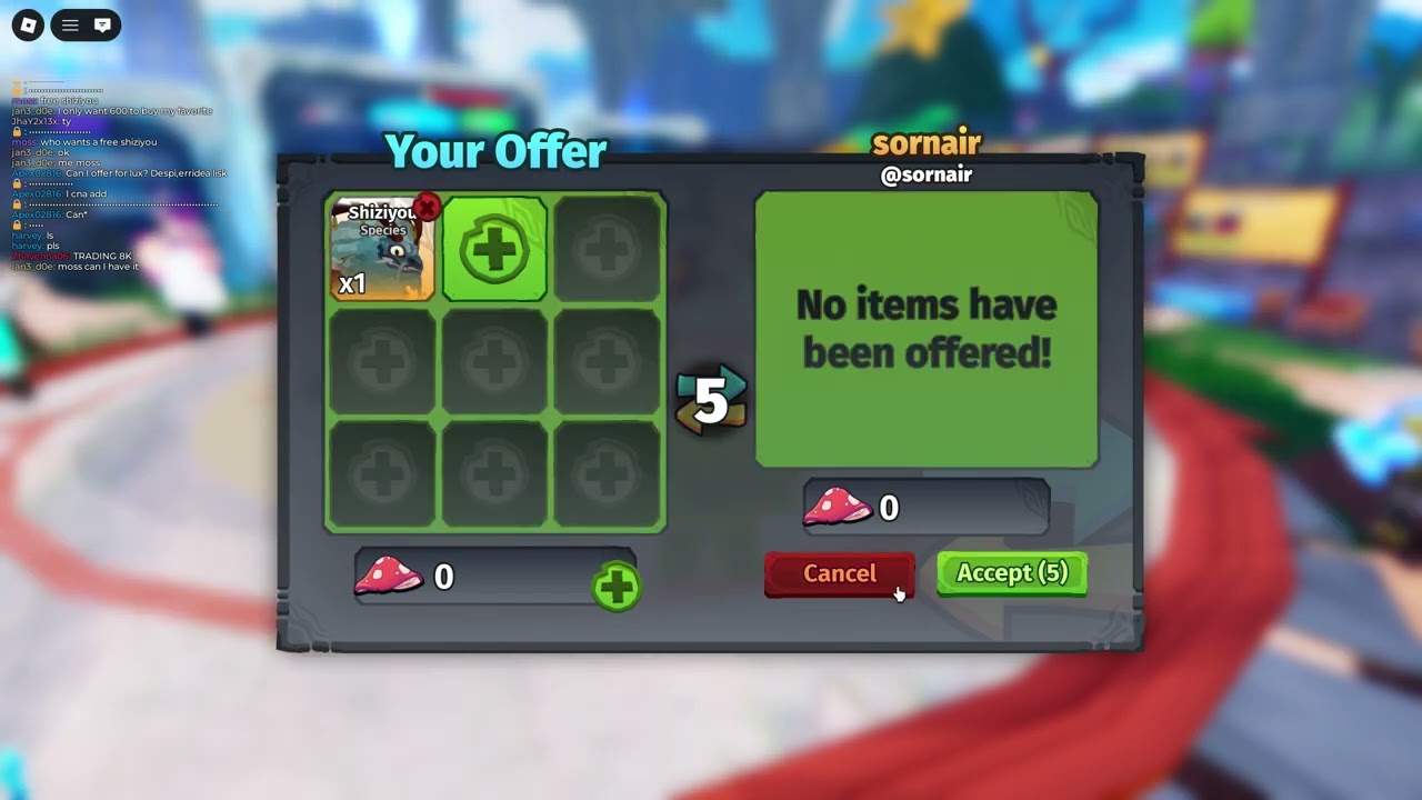 attempting to trade shiziyou