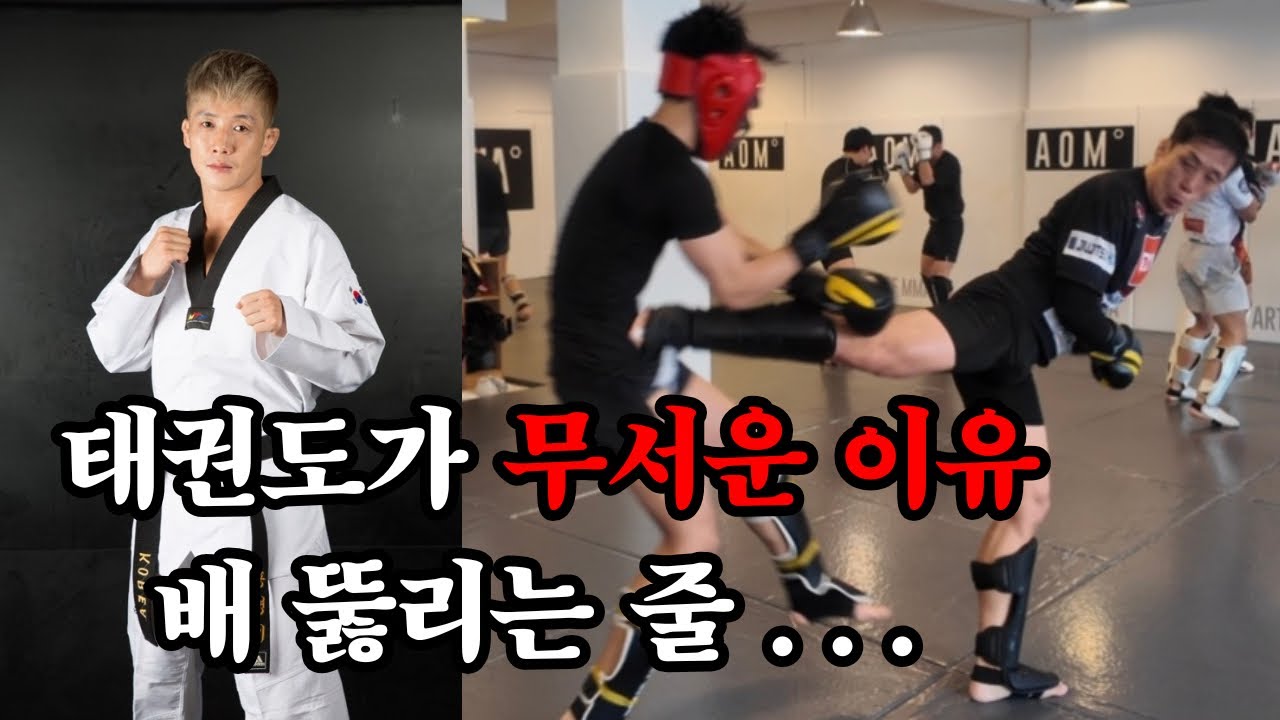 태권도 국가대표 상비군 출신이 MMA까지 잘 하면 생기는 일ㅣ 태권파이터 홍영기
