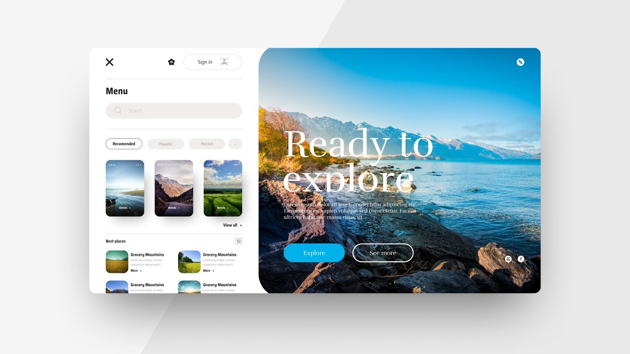 Moder UI Design with Figma (Speed Art)