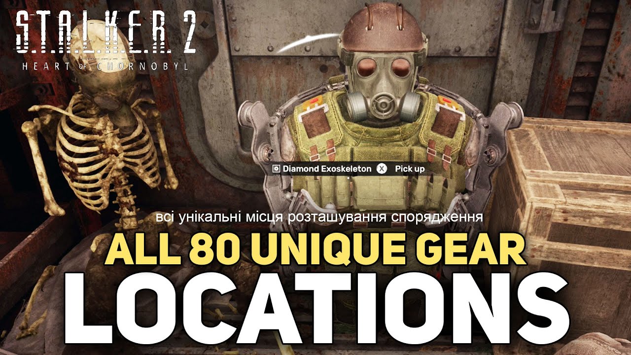 How To Get ALL 80 UNIQUE Weapons, Armors & Artifacts - Stalker 2
