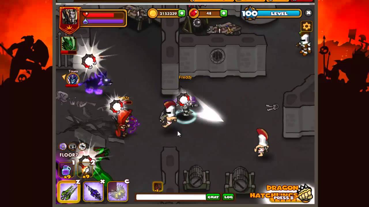 Dungeon Rampage Destruction_Playing in Prison defeating Monsters