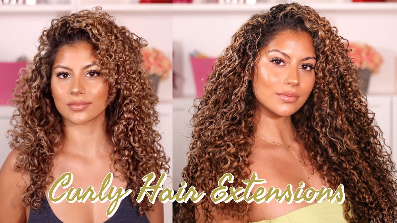Curly Hair Extension Transformation | How to Install & Blend