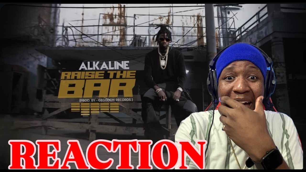 Alkaline - Raise The Bar (Official Visualizer) REACTION