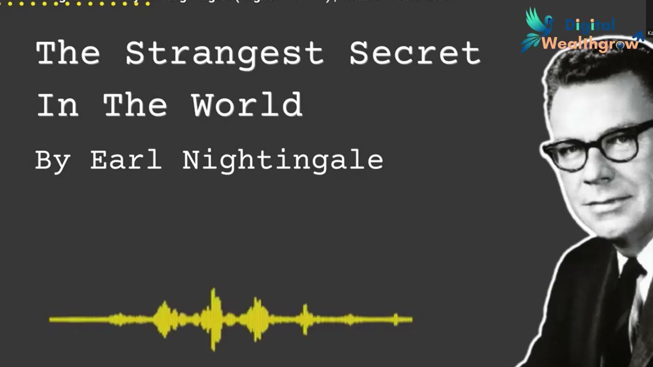 The Strangest Secret By Earl Nightingale (English Version) || Achieve Remarkable Results || DWG