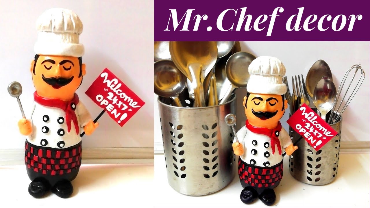 Chef Decor | Kitchen | Best out of waste | DIY