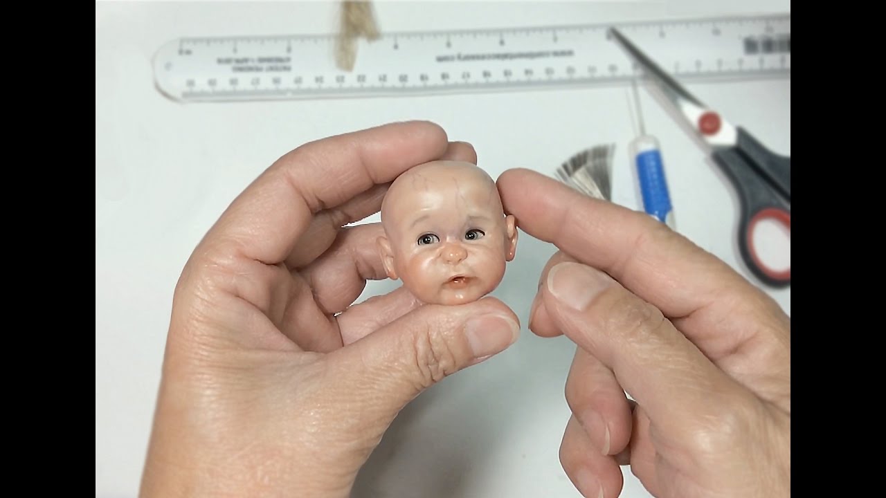 Head armature (Part1/4) - Mini Baby Fully pose-able action (V23)