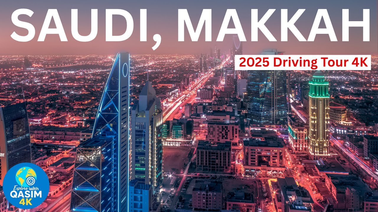Makkah Night Driving Tour 2025 | Saudi Arabia 4K 120FPS