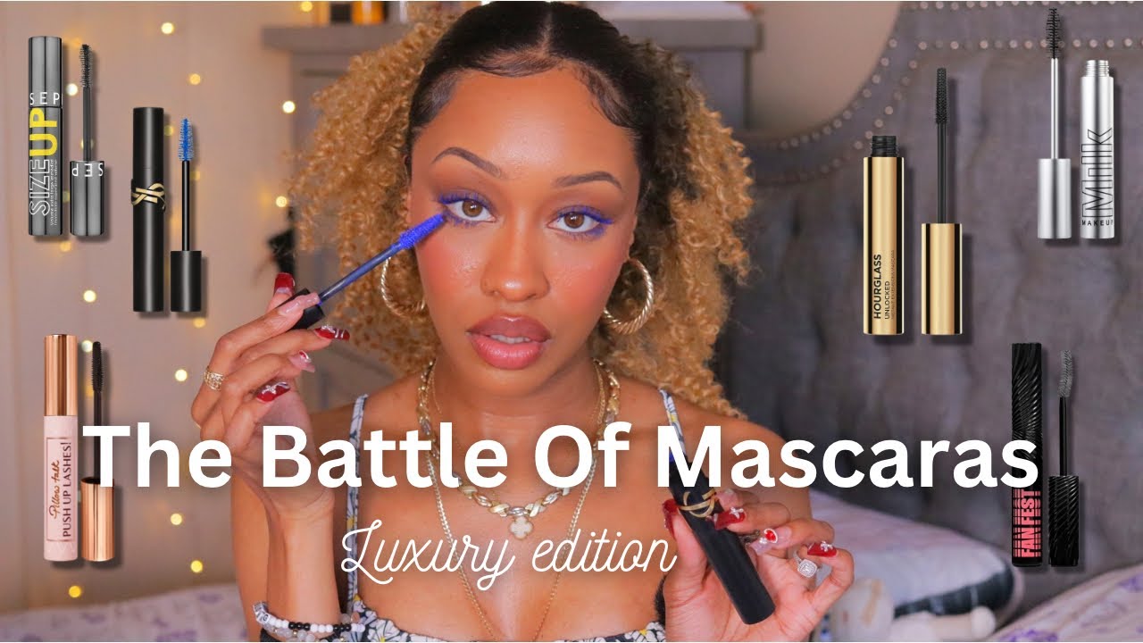 TESTING AND RATING ALL MY LUXURY MASCARAS