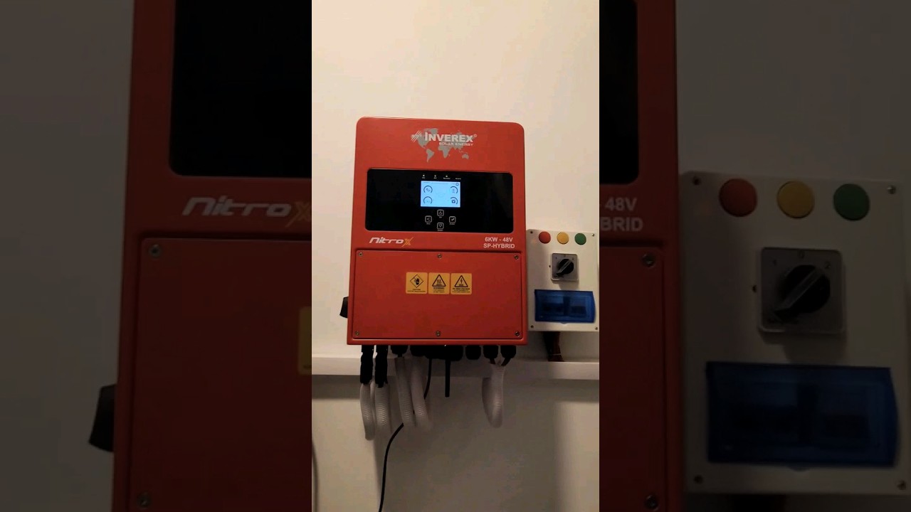 6KW Hybrid Solar system with Inverex Nitrox solar inverter and Canadian Solar Panels | Mingora swat