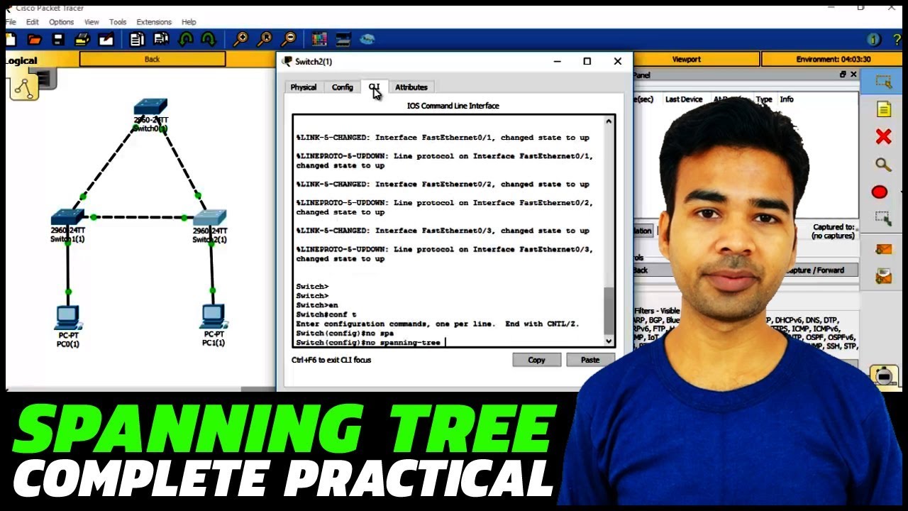 How to configure Spanning Tree Protocol & how does it work | Complete Practical