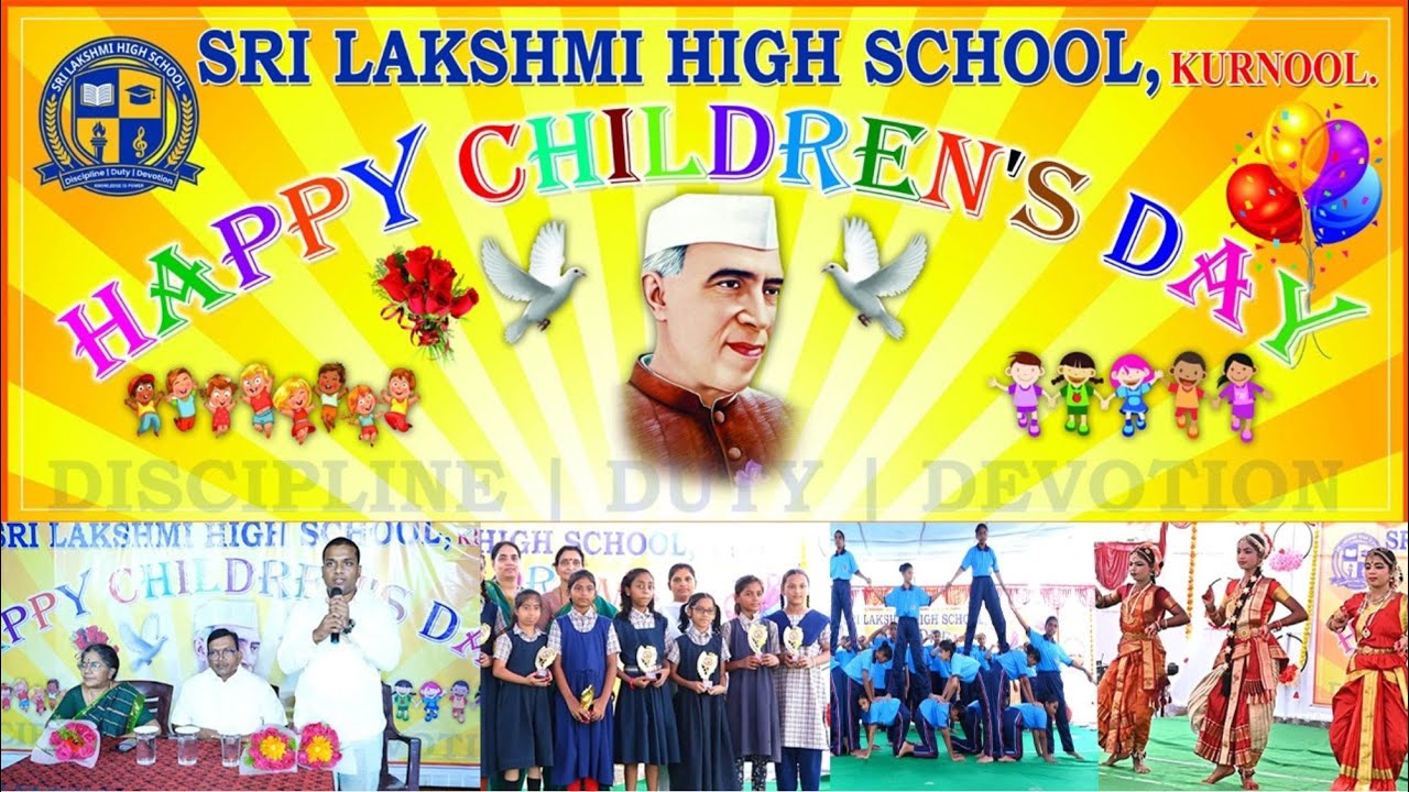 SRI LAKSHMI HIGH SCHOOL, KURNOOL || CLASS I TO X CHILDREN'S DAY CELEBRATIONS || PART-2
