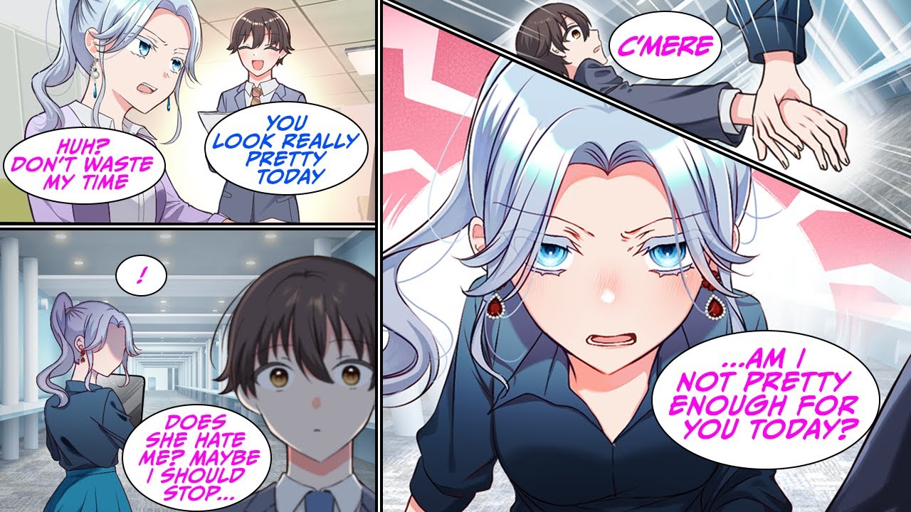 [Manga Dub] I always complimented my aloof boss at work, but when I suddenly stopped.. [RomCom]