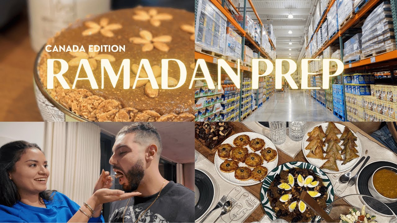 🌙 Ramadan Prep in Canada | تقدية رمضان ف Costco، شهيوات، و ختم القران
