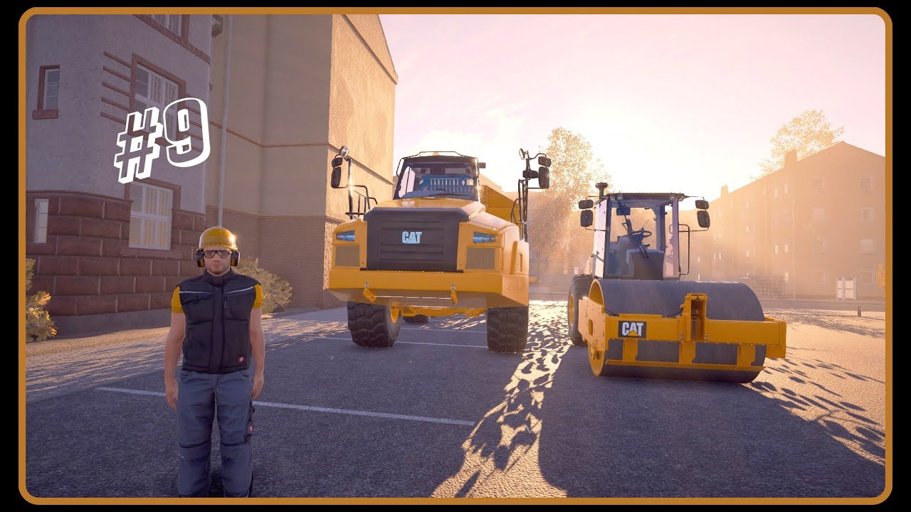 Construction Simulator┃Building a Parking Lot-Part 1┃Malayalam Walkthrough┃Day-10