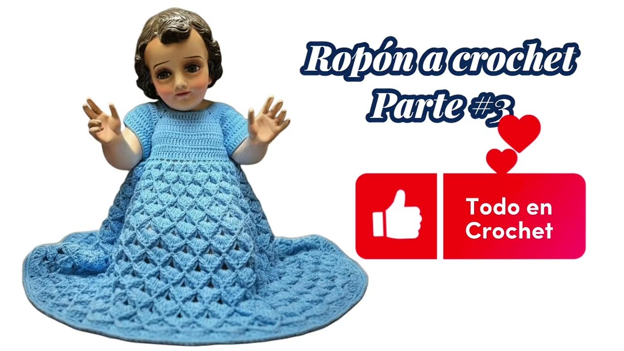 Crochet Ropón a Crochet en Punto 3D ✨ Elegante, Fácil y Espectacular | Paso a Paso 🧶