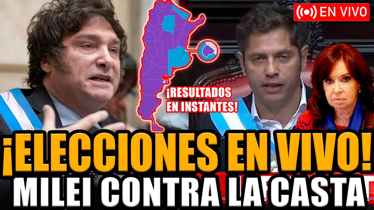 🔴ELECCIONES EN VIVO &iexcl;MILEI CONTRA LA CASTA! &iexcl;RESULTADOS EN VIVO! | FRAN FIJAP