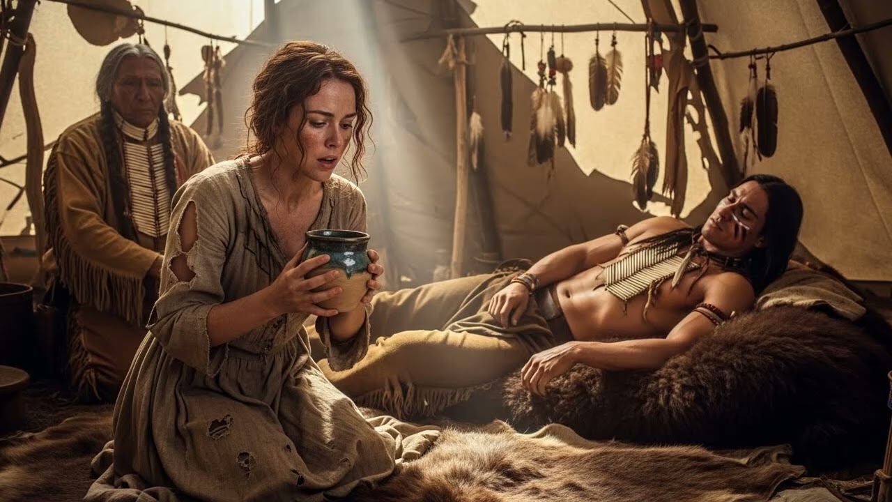 THE COMANCHE CHIEF WAS ALWAYS SICK, UNTIL THE CAPTURED WOMAN DISCOVERS THE WHOLE TRUTH
