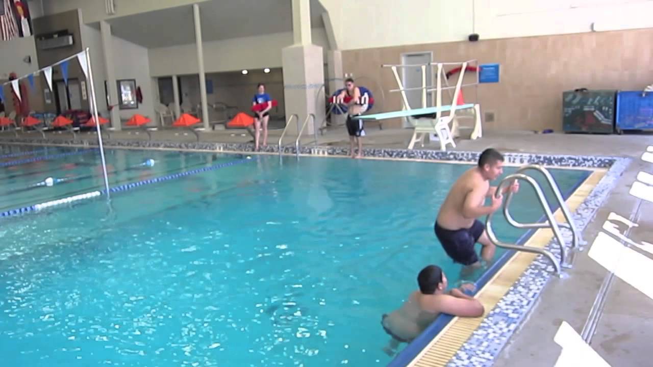 Lifeguard rescue tube technique
