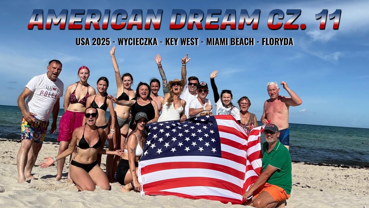 🇺🇸 KEY WEST - FLORYDA - PODRÓŻ PRZEZ 43 WYSPY POŁĄCZONE 42 MOSTAMI - WYCIECZKA - USA NA WESOŁO CZ.11