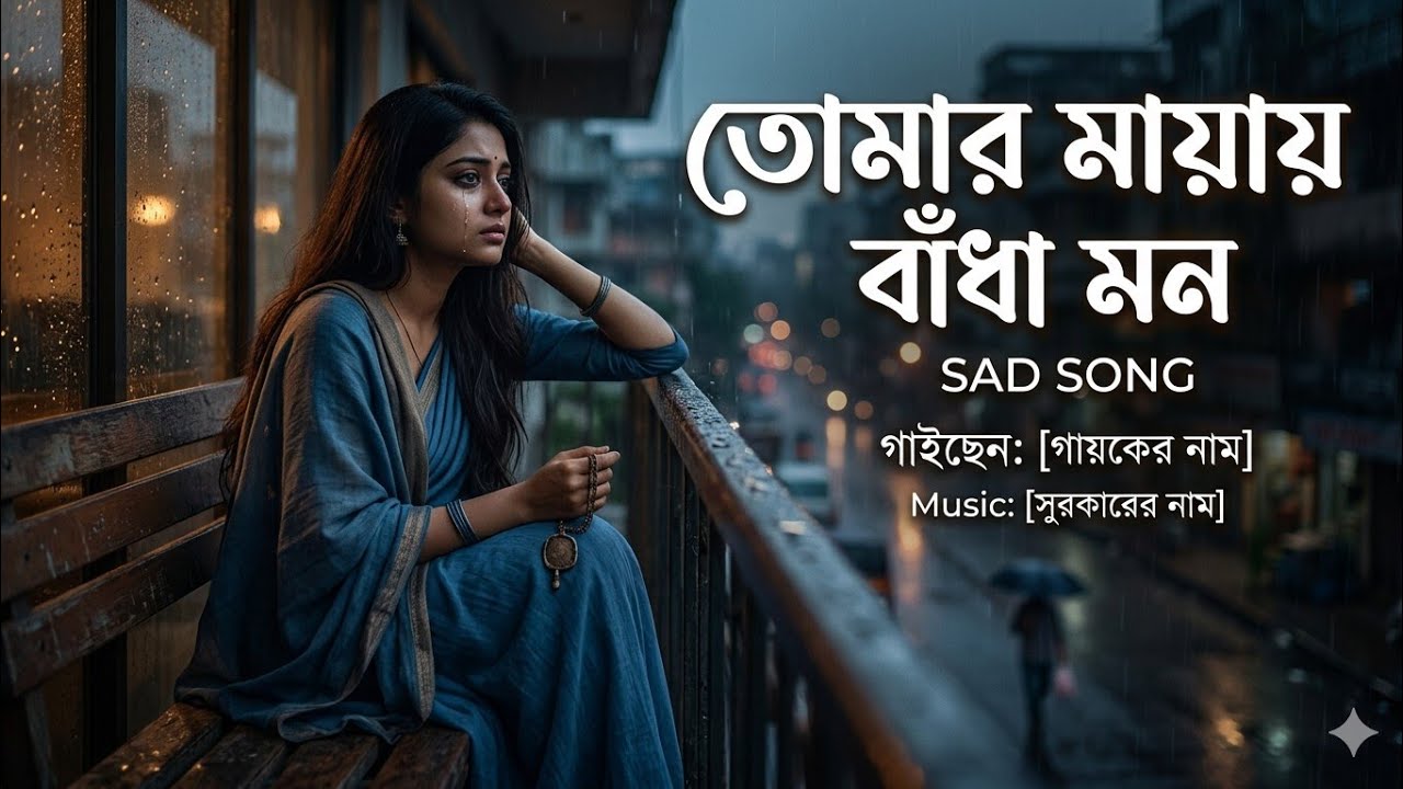 তোমার মায়ায় বাঁধা মন | Tomar Mayay Badha Mon | New Bangla Love Song 2026 | Romantic Bangla Song
