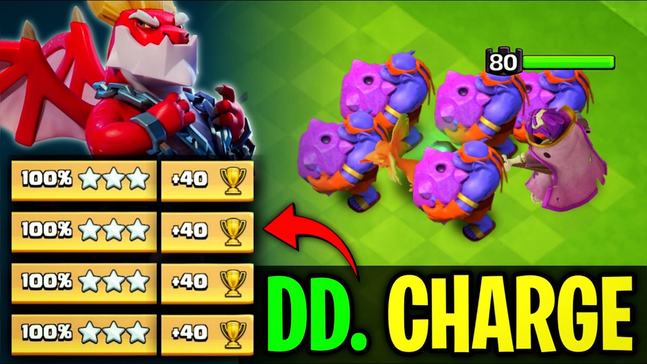 The Most Powerful Ground Army Ever? TH18 DD Charge Super Bowler Strategy! in Clash Of Clans