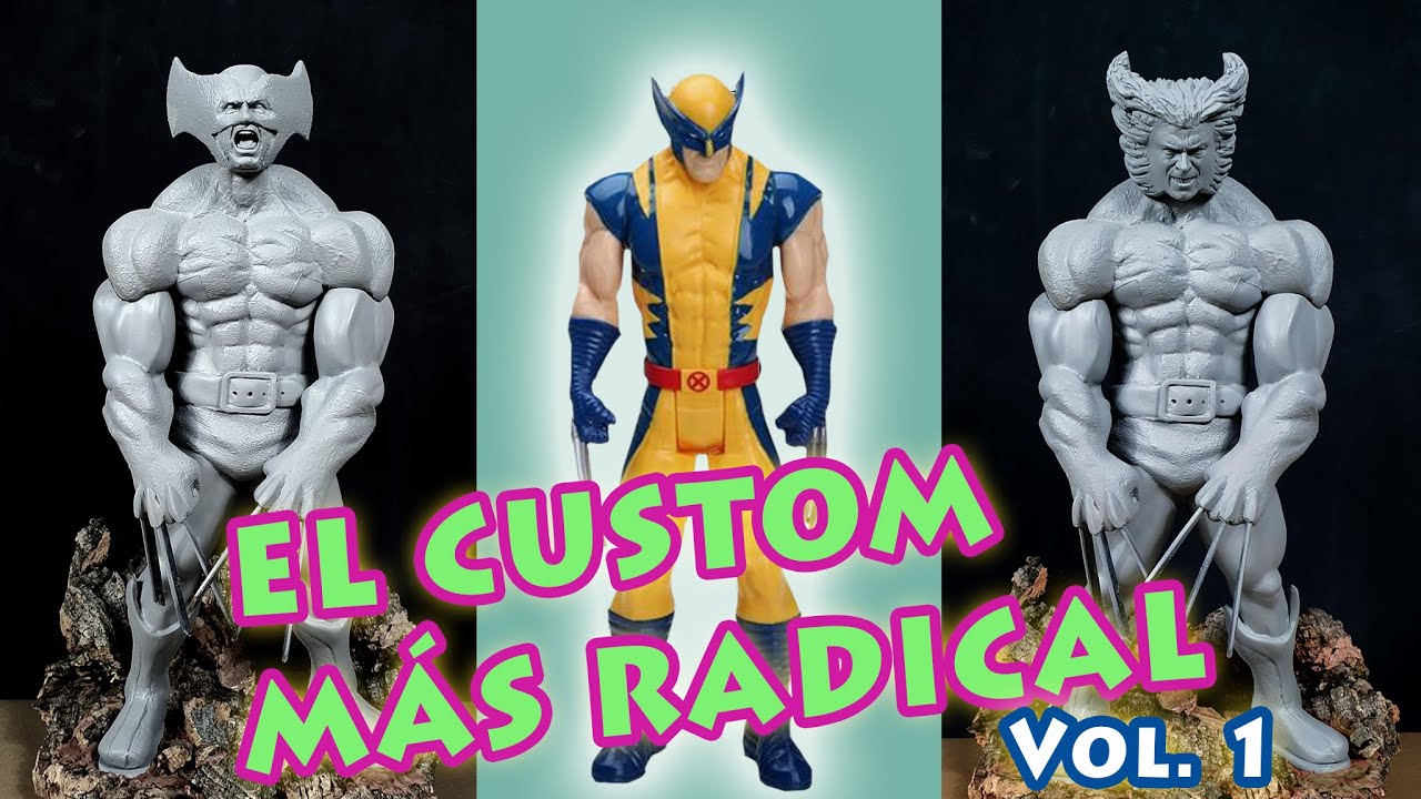 El Custom más radical de Wolverine! Aprende a customizar tu figura de acción con masilla de epoxy